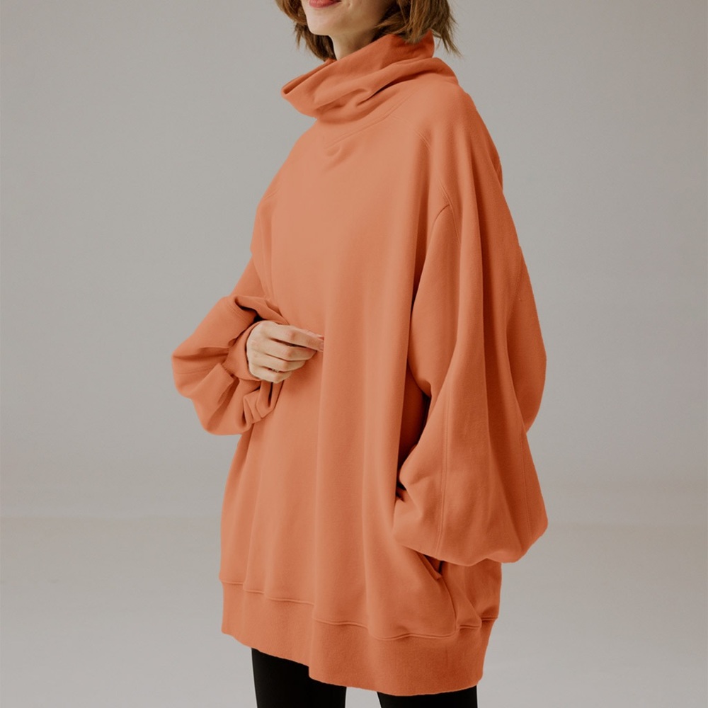 NWT, Boxy Turtleneck Sweatshirt